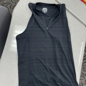 Black striped Slazenger sz S women golf shirt